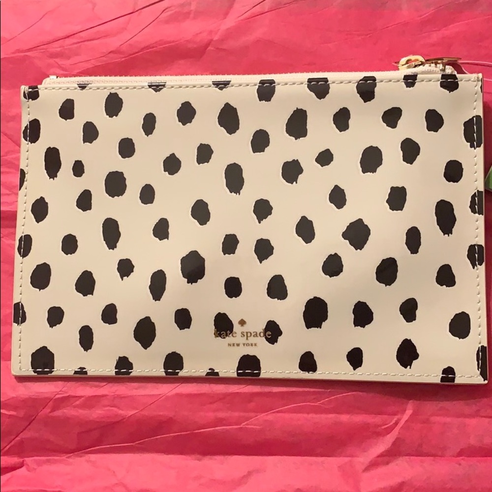 Kate Spade Pencil Pouch Flamingo Dot